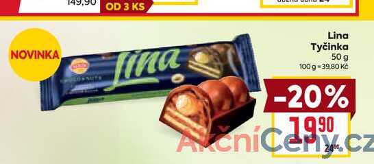 Lina Tyčinka 50 g v akci