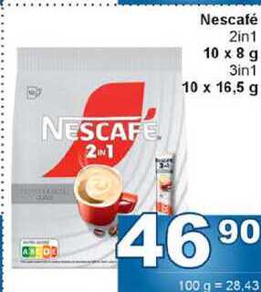 Nescafé 2in1 10 x 8 g 