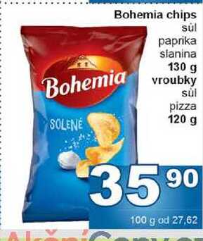Bohemia chips sül paprika slanina 130 g 