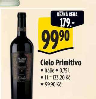  Cielo Primitivo 0,75 l