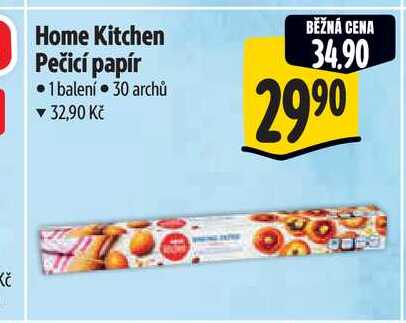  Home Kitchen Pečicí papír 1 balení 30 archů  