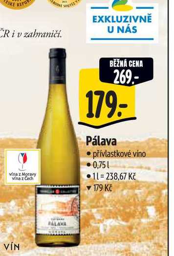  Pálava  0,75 l