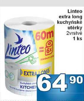 Linteo extra long kuchyňské utěrky 2vrstvé 1 ks