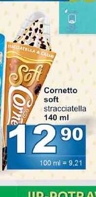 Cornetto soft stracciatella 140 ml 