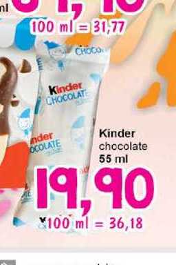 Kinder chocolate 55 ml 