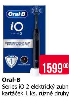 Oral-B Series iO 2 elektrický zubni kartáček 1 ks, různé druhy 