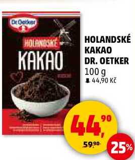 Dr. Oetker HOLANDSKÉ KAKAO, 100 g