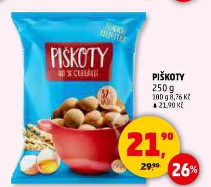 PIŠKOTY, 250 g 