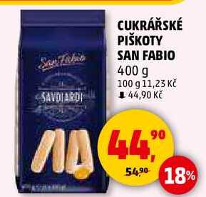 CUKRÁŘSKÉ PIŠKOTY SAN FABIO, 400 g 
