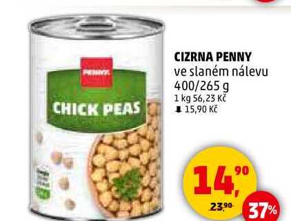 CIZRNA PENNY ve slaném nálevu, 400/265 g 