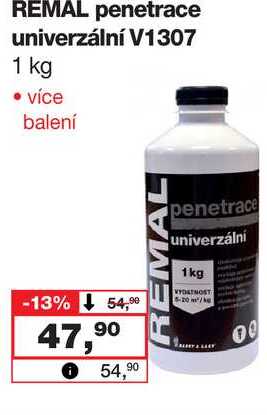 REMAL penetrace univerzální V1307 1 kg  