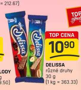DELISSA různé druhy 30 g 