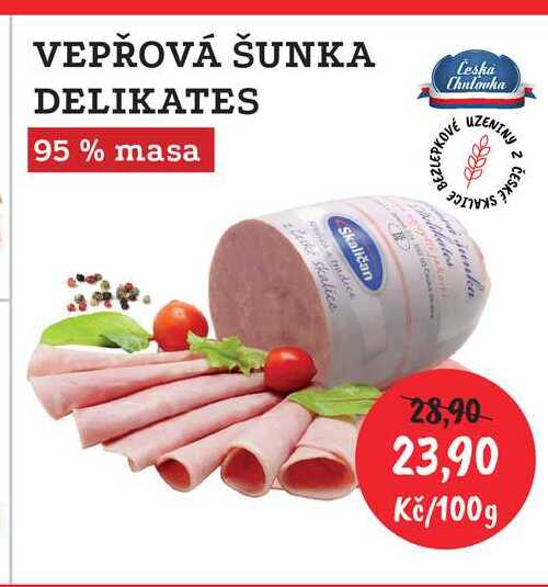 VEPŘOVÁ ŠUNKA DELIKATES 100g
