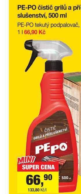 PE-PO čistič grilů a příslušenství, 500 ml 