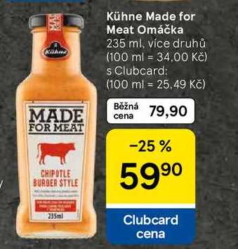 Kühne Made for Meat Omáčka, 235 ml, více druhů  