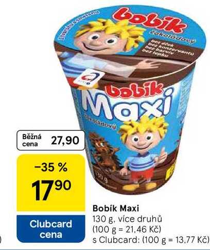 Bobík Maxi, 130 g, více druhů