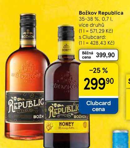 Božkov Republica 35-38 %, 0.7 l