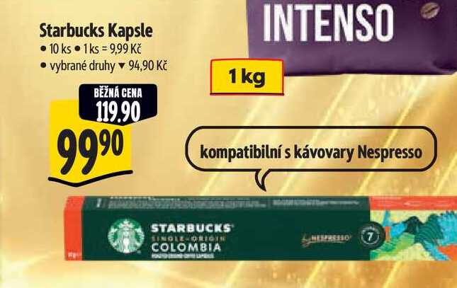 Starbucks Kapsle  10 ks 