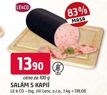 SALÁM S KAPIÍ 100 g