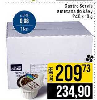 Gastro Servis smetana do kávy 240 x 10 g