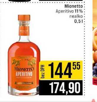 Mionetto Aperitivo 11% nealko 0,5l