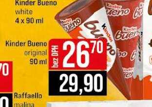 Kinder Bueno white 4 x 90 ml 
