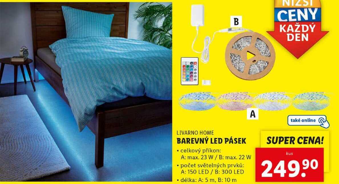 BAREVNÝ LED PÁSEK