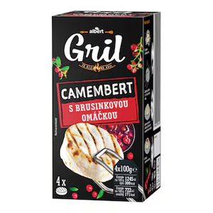 Albert Camembert na gril, 4x 100 g 
