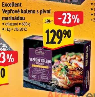 Excellent Vepřové koleno s pivní marinádou, 600 g