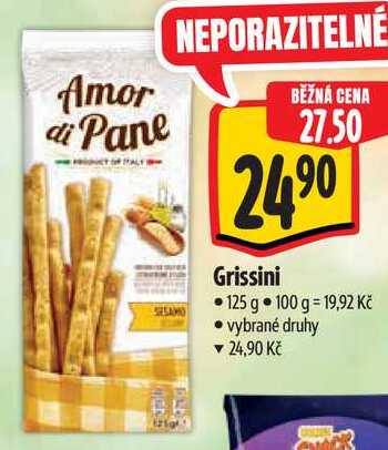 Grissini, 125 g