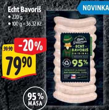 Echt Bavoriš, 220 g 