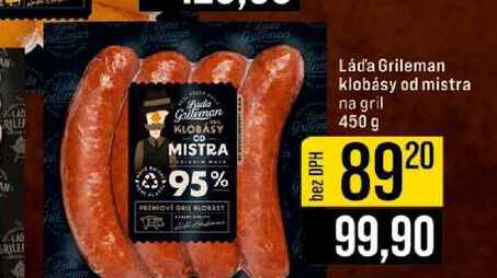 Láďa Grileman klobásy od mistra na gril 450 g  