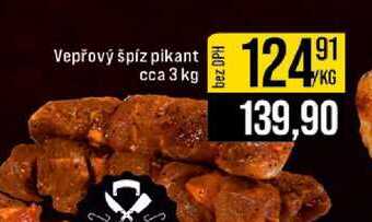 Vepřový špíz pikant сса 3 kg 1kg