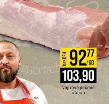 Vepřová pečené s kosti 1kg
