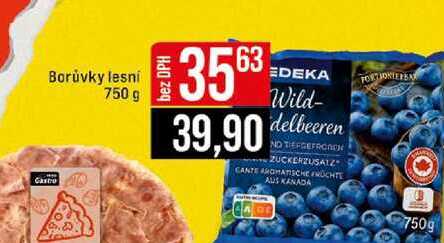 Borůvky lesní 750 g 