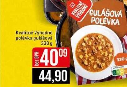 Kvalitně Výhodně polévka gulášová 330 g 