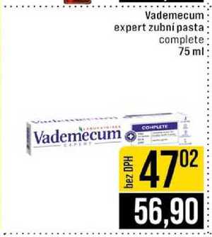 Vademecum expert zubní pasta complete 75 ml