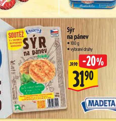   Sýr na pánev  100 g 