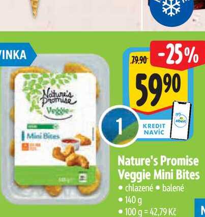  Nature's Promise Veggie Mini Bites 140 g