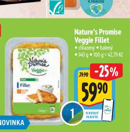  Nature's Promise Veggie fillet  140 g