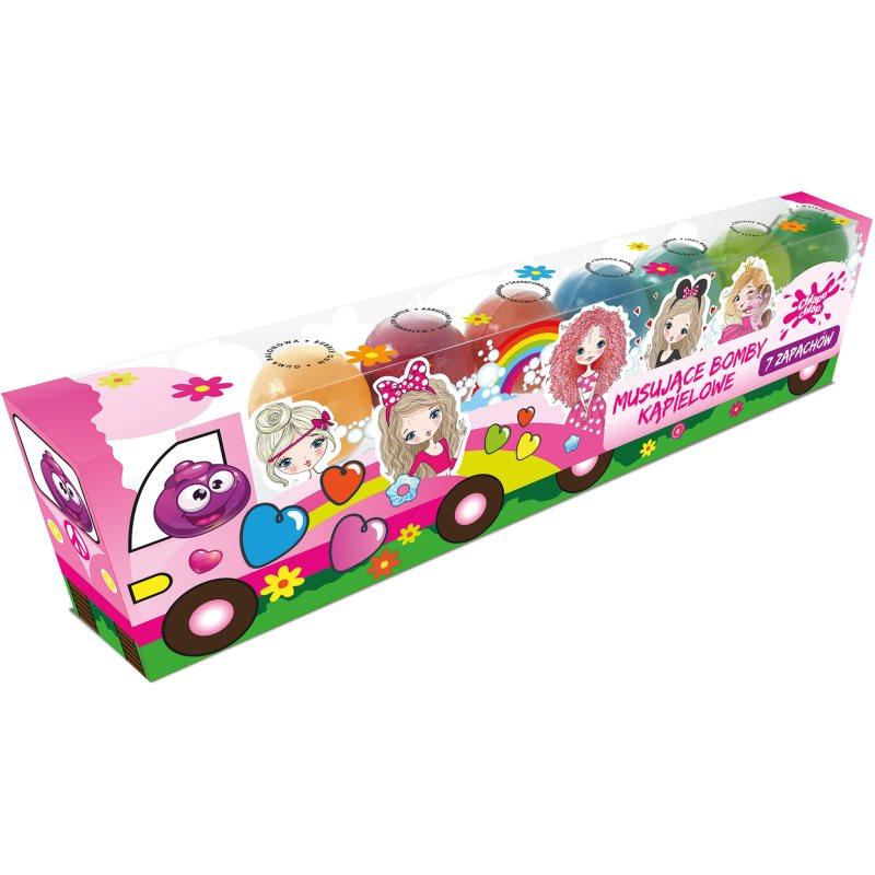 Chlapu Chlap Party Truck šumivé koule do koupele pro děti 7x50 g