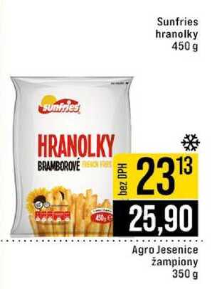 Sunfries hranolky 450 g 