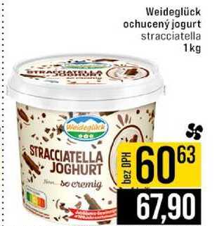 Weideglück ochucený jogurt stracciatella 1kg 