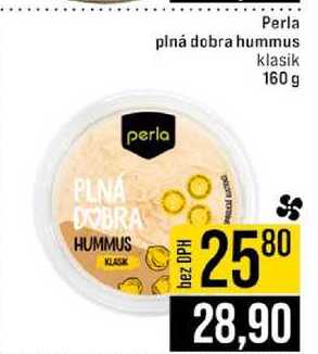 Perla plná dobra hummus klasik 160 g 