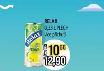 Relax 0,33l více příchutí 