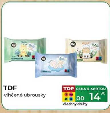 TDF vlhčené ubrousky 