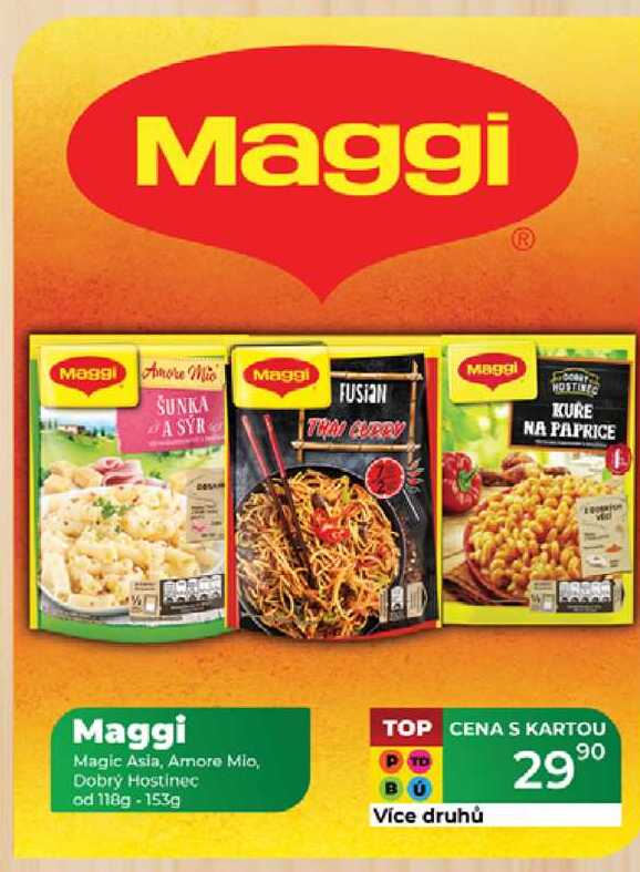 Maggi Magic Asia, Amore Mio, Dobry Hostinec od 118g-153g  