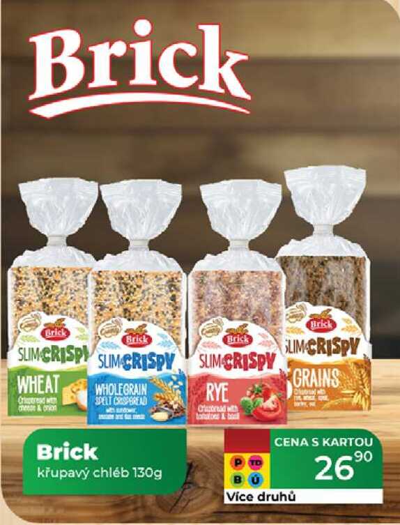 Brick křupavý chléb 130g