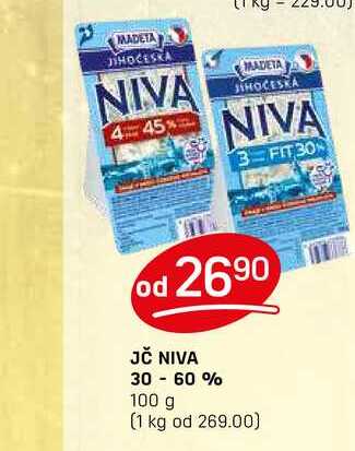 JČ NIVA 30-60% 100 g 