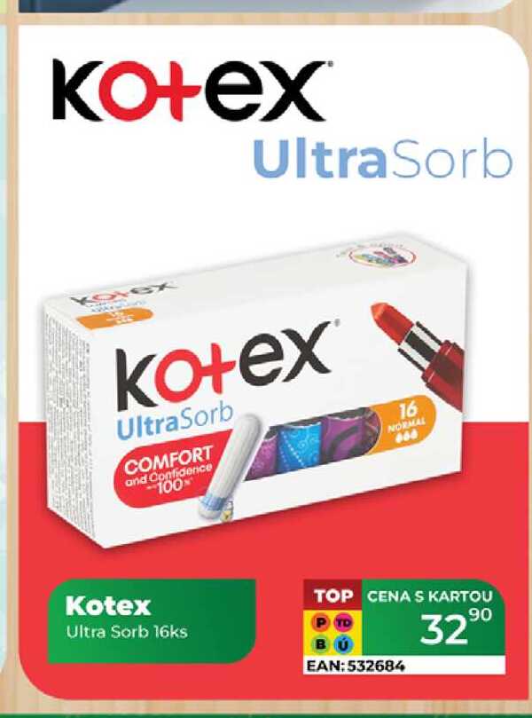 Kotex Ultra Sorb 16ks 